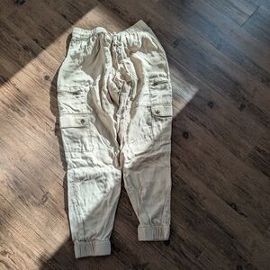 flowy cargo joggers